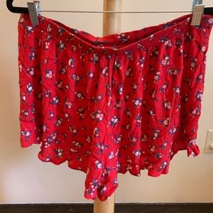 American Eagle Linen Floral  Shorts